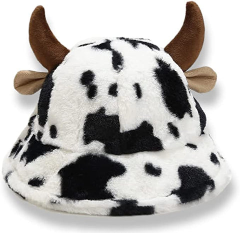 Cute Horn Cow Print - Bucket Hat
