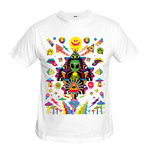 Trippy UFO Mushrooms And Acid Printing - Printed Shirt