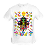 Trippy UFO Mushrooms And Acid Printing - Printed Shirt