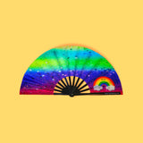 Rainbow - Rave Hand Fan