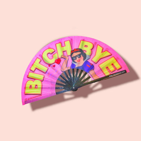 B*tch Bye - Rave Hand Fan