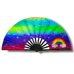 Rainbow - Rave Hand Fan