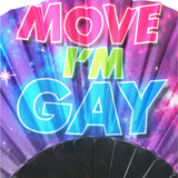 Mini Hand Fan - Move I'm Gay