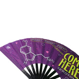 Seretonin Molecule, Come Here! - Hand Fan