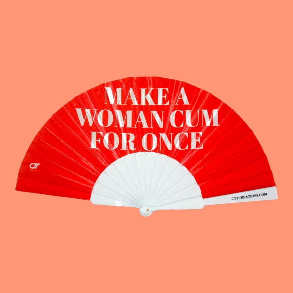 Mini Hand Fan - Make A Woman Cum For Once – CTT CREATIONS US