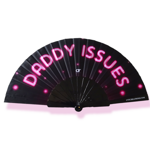 Mini Hand Fan - Daddy Issues