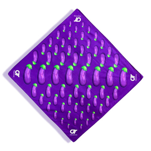 Eggplant Emoji - Rave Bandana 🍆