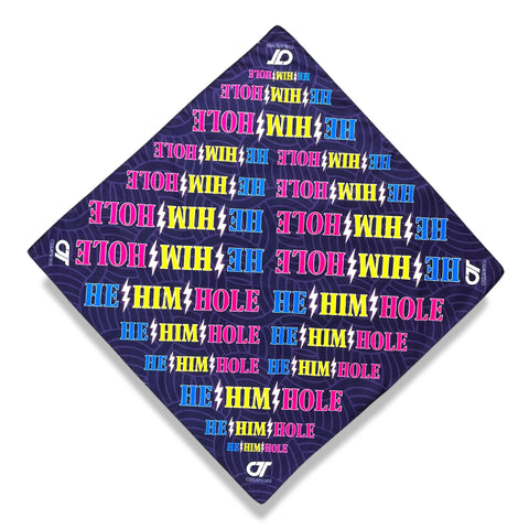 He / Him / Hole - Rave Bandana