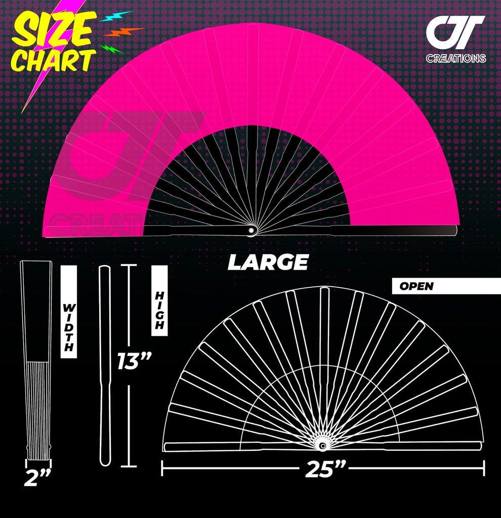 PLUR (Peace Love Unity Respect) - Rave Hand Fan – CTT CREATIONS US